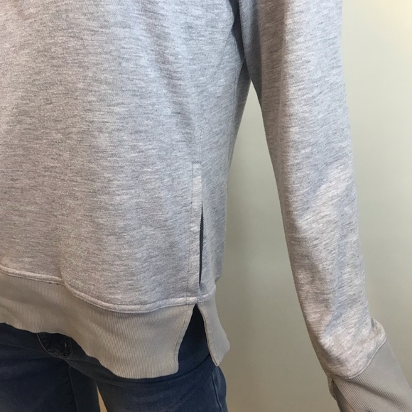 Adidas Women's Medium Hoodie Transit Light Weight Gray Athletic Pullover - Picture 10 of 14